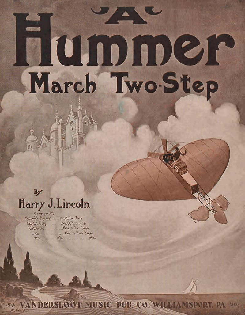 Illustration for article titled 30 Hundred-Year-Old Sheet Music Covers Celebrating the Joy and Thrill of Flight